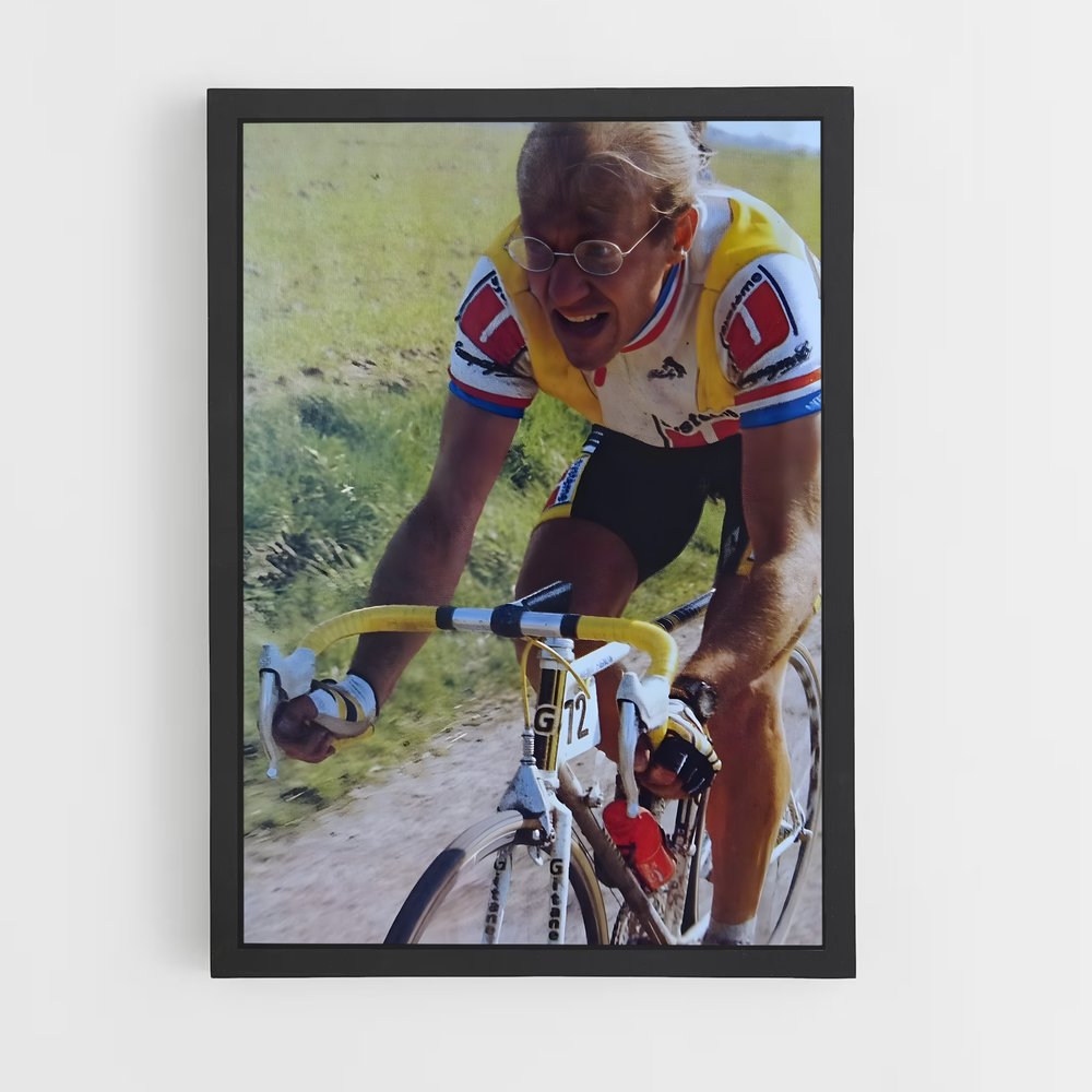 Poster Piste de Gravel – affiche Cyclisme (vue 2)